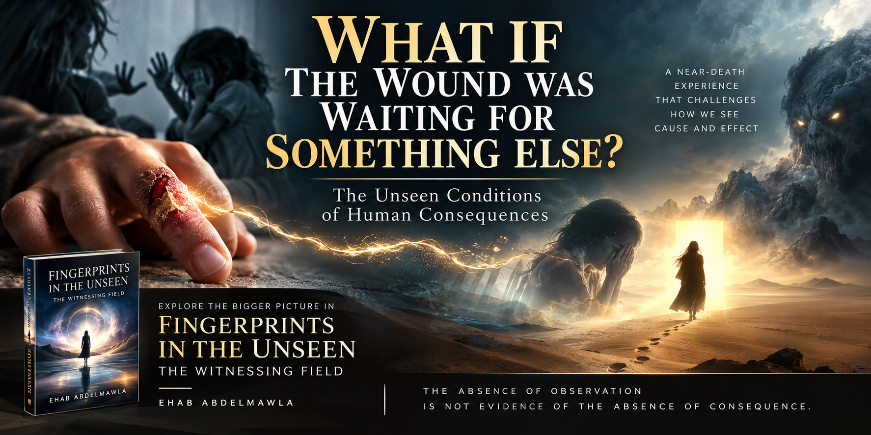 What If the Wound Was Waiting for Something Else? — The Unseen Conditions of Human Consequences, by Ehab Abdelmawla, Fingerprints in the Unseen
